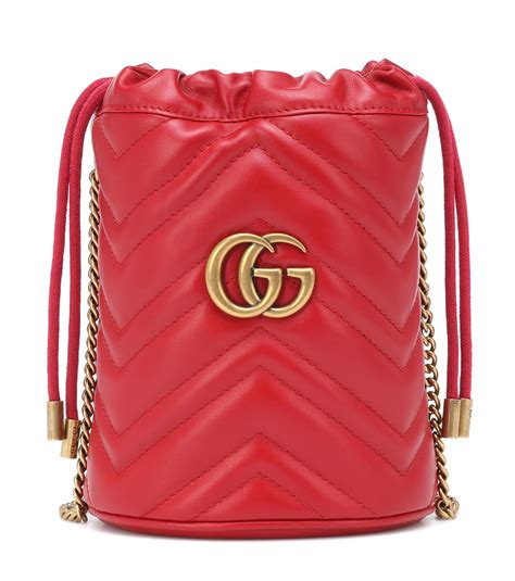 gucci red bucket bag|Gucci bucket bag price.